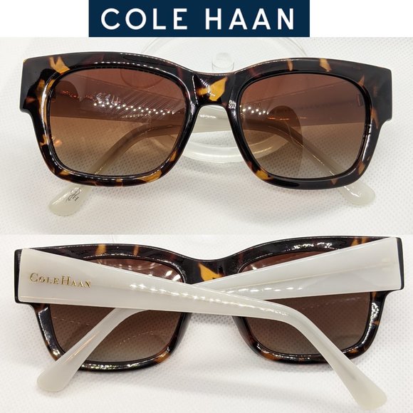 Cole Haan Accessories - Cole Haan Polarized Tortoise & White Sunglasses